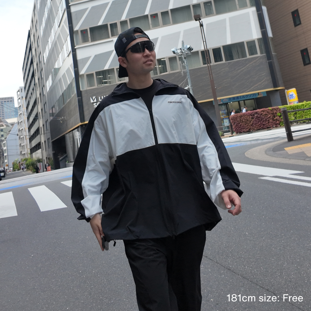 OVERSIZED MOTION JACKET(FREE SIZE)