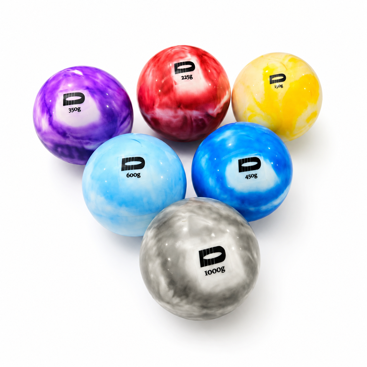 VELOSX BALL マーブル柄 ウェイテッドボール 回転が見えるプライオボール