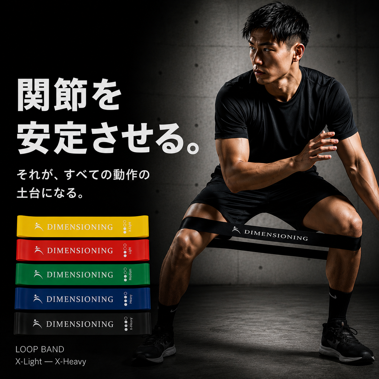 ループバンドトレーニングチューブ【5種セット】