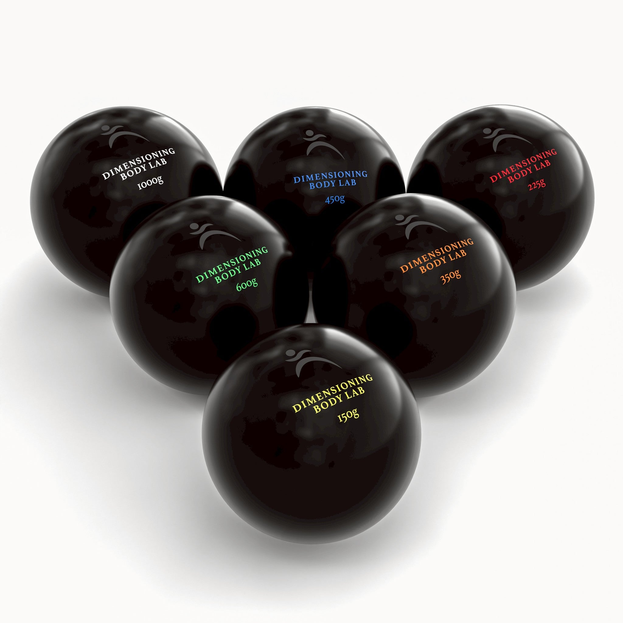 【50セット限定】DIMENSIONING BODY LAB プレミアム・ウェイテッドボール 6種コンプリートセット【Black Edition】(1月発送予定)