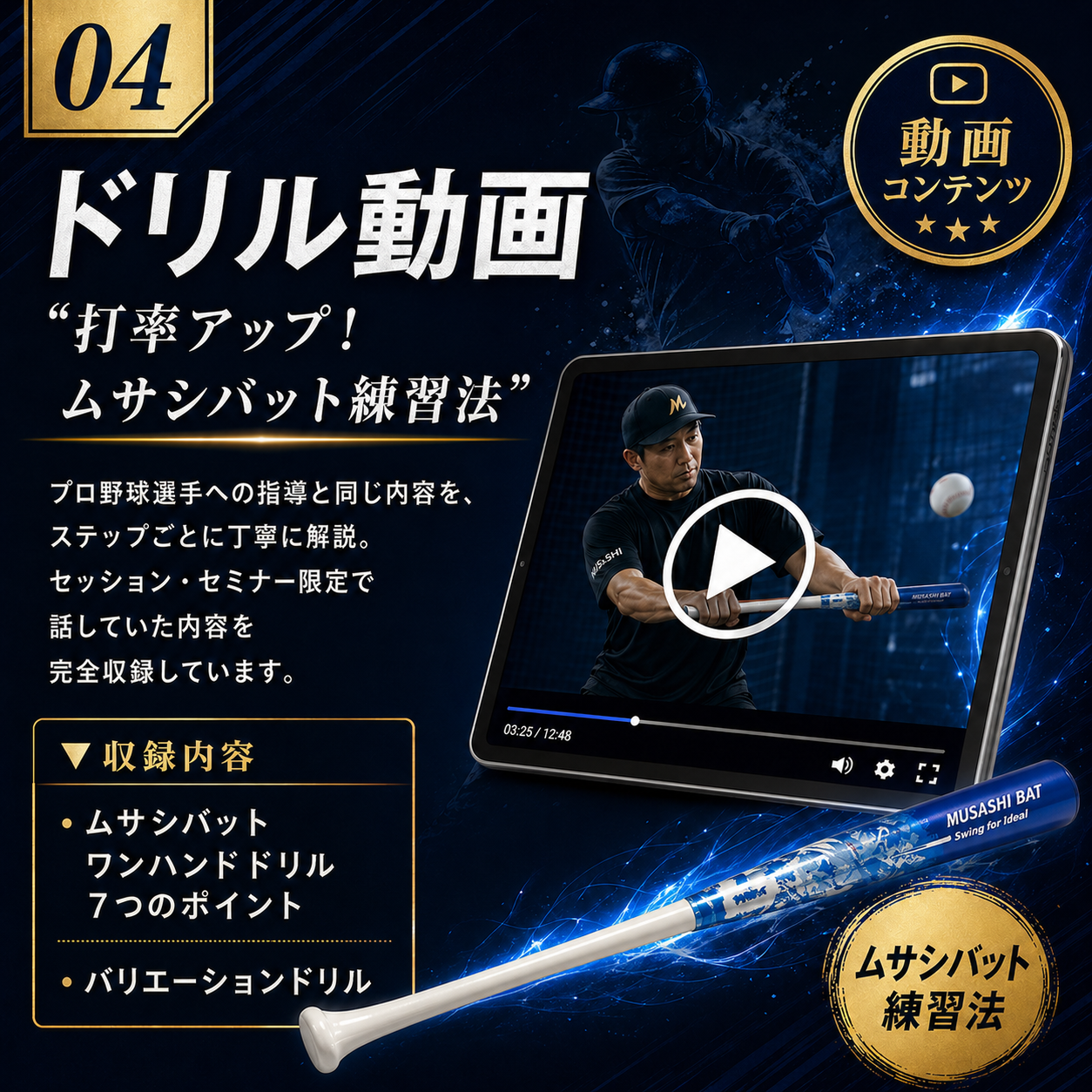 [広告限定]打率・飛距離アップ　実現セット