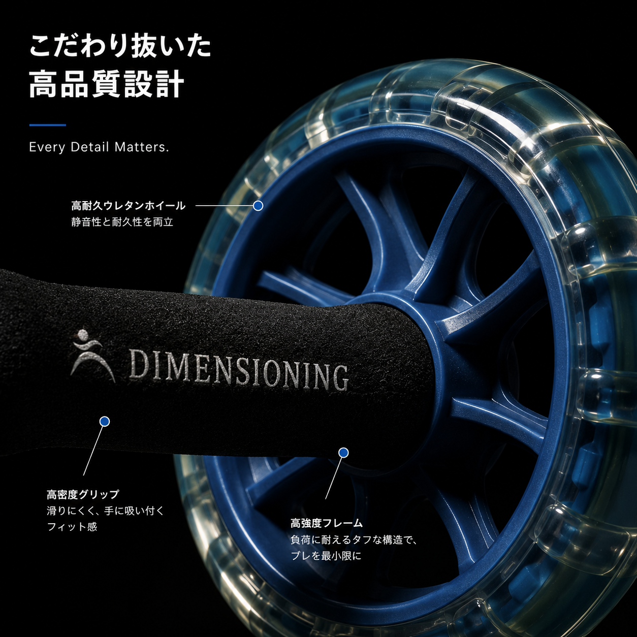 Wモンスターマンローラー -  blue / yellow